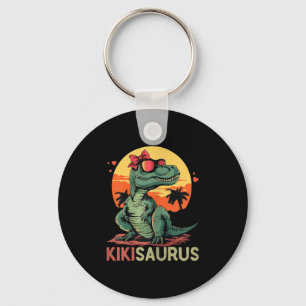 Kikisaurus Dino Dinosaur Kiki-saurus T-rex Mother' Key Ring