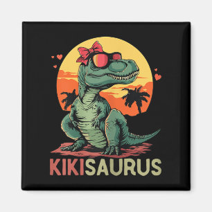 Kikisaurus Dino Dinosaur Kiki-saurus T-rex Mother' Magnet