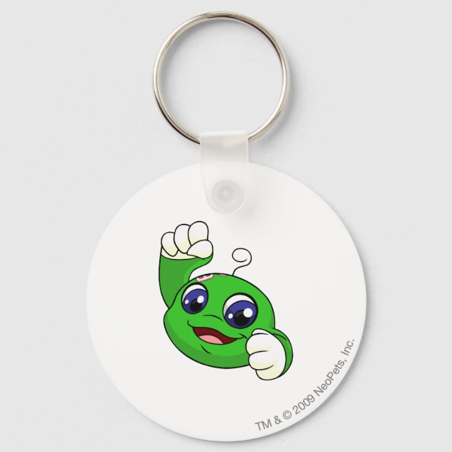 Kiko Green Key Ring (Front)