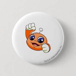Kiko Orange 6 Cm Round Badge