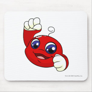 Kiko Red Mouse Pad