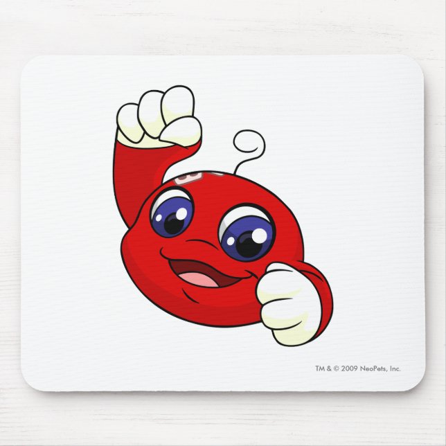 Kiko Red Mouse Pad (Front)