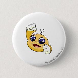 Kiko Yellow 6 Cm Round Badge
