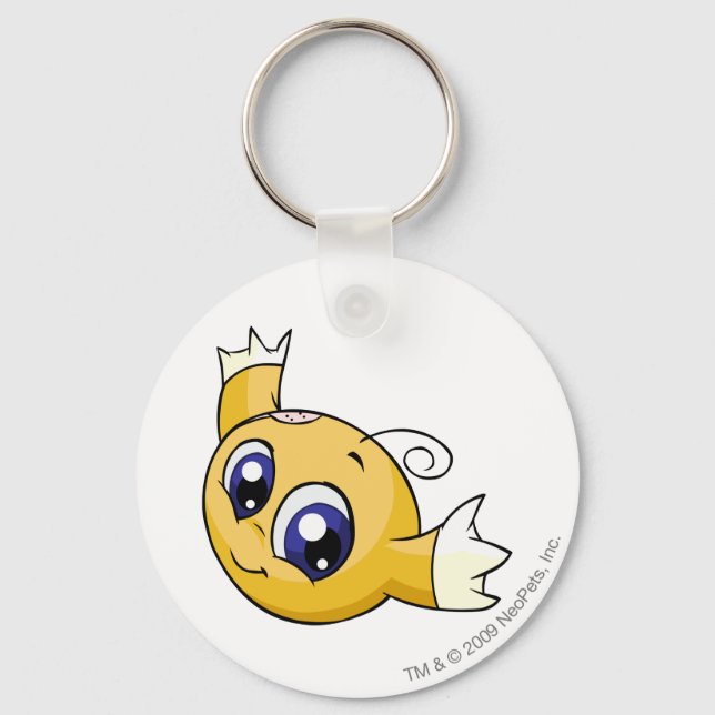 Kiko Yellow Key Ring (Front)