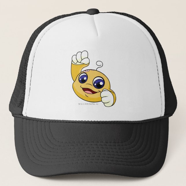 Kiko Yellow Trucker Hat (Front)