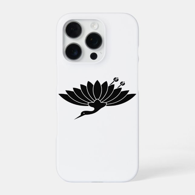 Kikutsuru iPhone Case (Back)