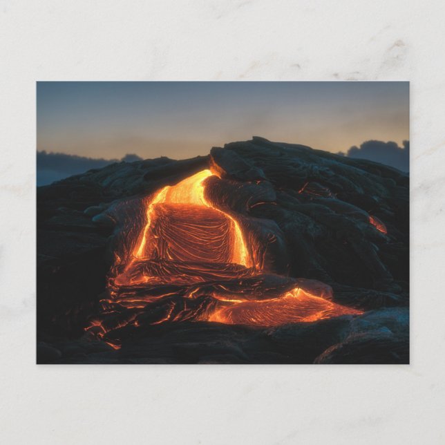 Kilauea Lava Flow Hawaii Volcano Eruption 2018 Postcard (Front)