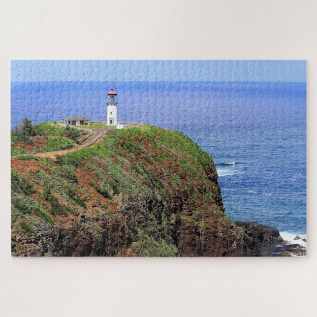 Kilauea Lighthouse on Kauai Jigsaw Puzzle (Horizontal)