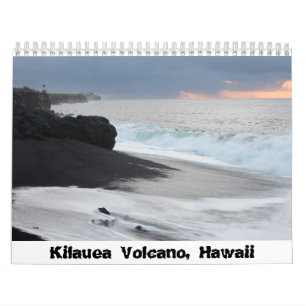Kilauea Volcano, Hawaii Calendar