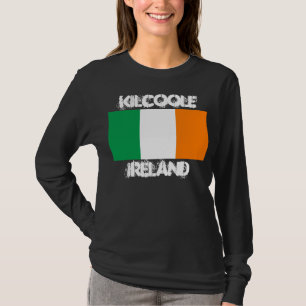 Kilcoole, Ireland with Irish flag T-Shirt