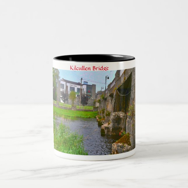Kilcullen Bridge Kildare Two-Tone Coffee Mug (Center)