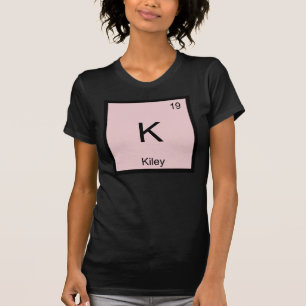 Kiley Name Chemistry Element Periodic Table T-Shirt