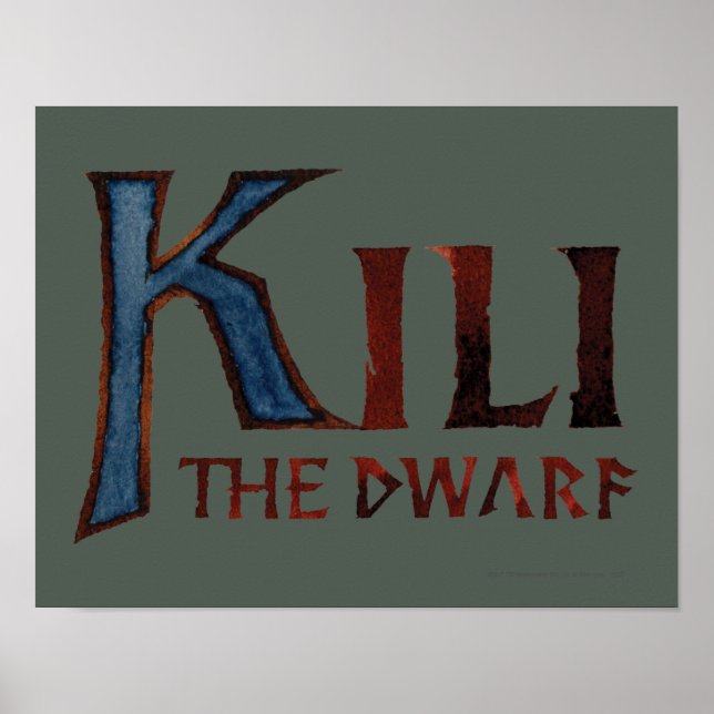 KILI THE DWARF™ Name Poster (Front)