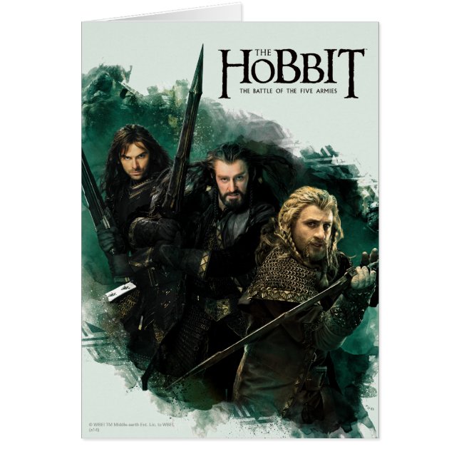 Kili, THORIN OAKENSHIELD™, & Fili Graphic (Front)
