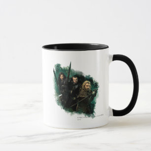 Kili, THORIN OAKENSHIELD™, & Fili Graphic Mug