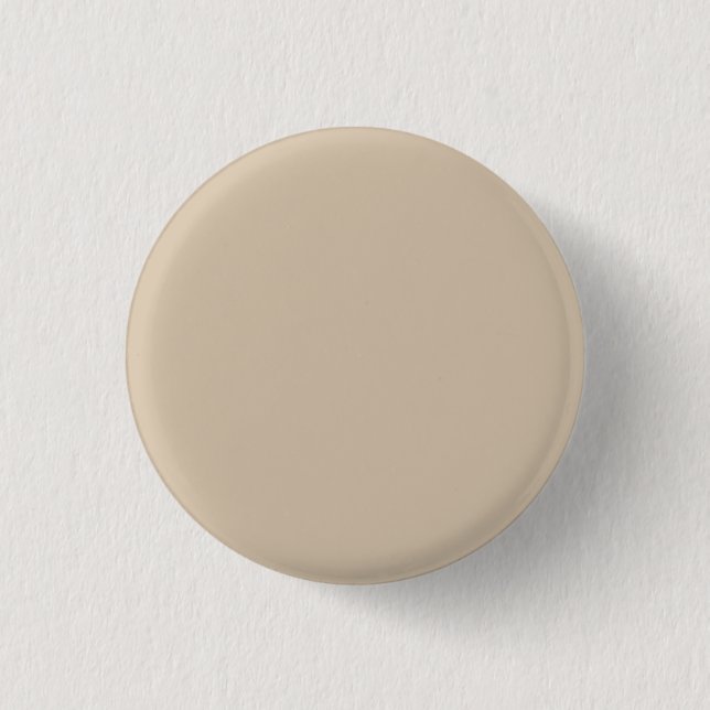 Kilim Beige Solid Colour 3 Cm Round Badge (Front)