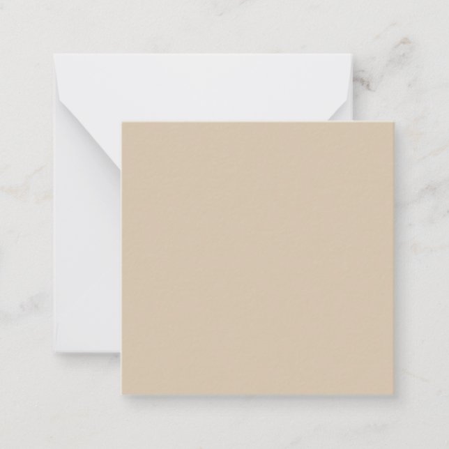 Kilim Beige Solid Colour Card (Front)