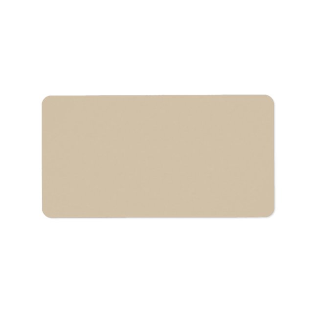 Kilim Beige Solid Colour Label (Front)