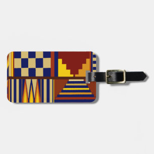 Kilim Prayer Rug design Luggage Tag