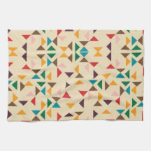 Kilim triangle pattern beige
