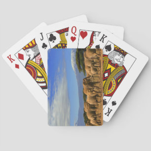 Kilimanjaro And Elephants Playing Cards