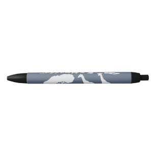 Kilimanjaro (Blue) Black Ink Pen