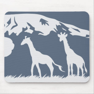 Kilimanjaro (Blue) Mouse Pad