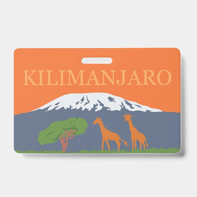 Kilimanjaro ID Badge (Front)