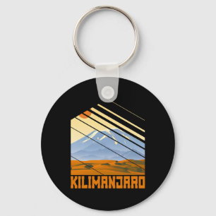 Kilimanjaro Idea Mountains Climbing Hiking Key Ring