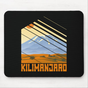 Kilimanjaro Idea Mountains Climbing Hiking Mouse Pad