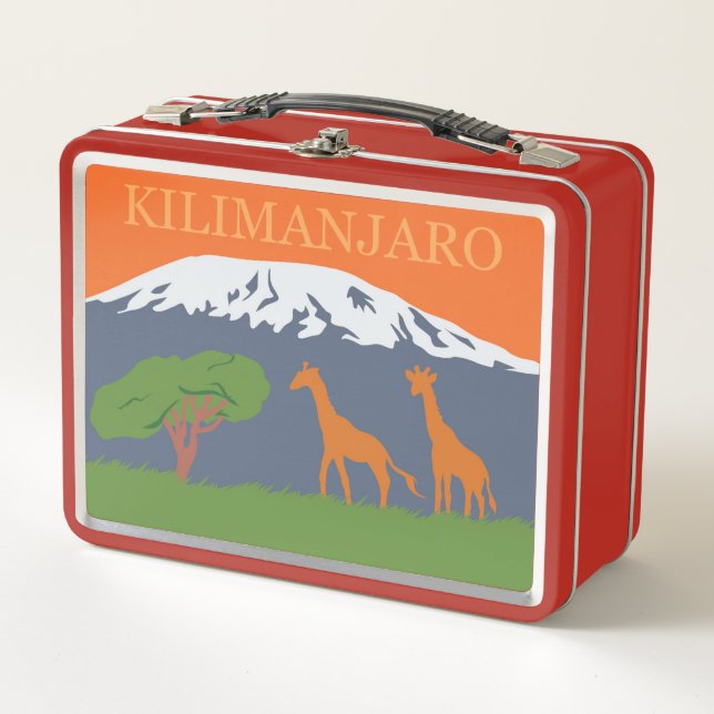 Kilimanjaro Metal Lunch Box (Front)