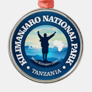 Kilimanjaro NP (V) Metal Ornament