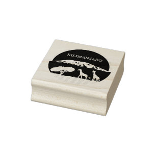 Kilimanjaro Rubber Stamp