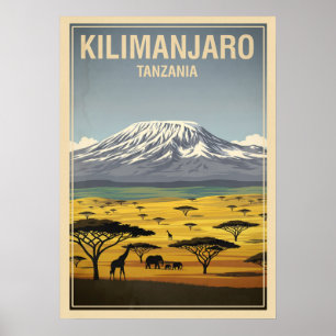 Kilimanjaro Tanzania V01 Poster
