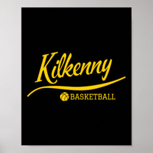 Kilkenny Basketball In Amber Poster