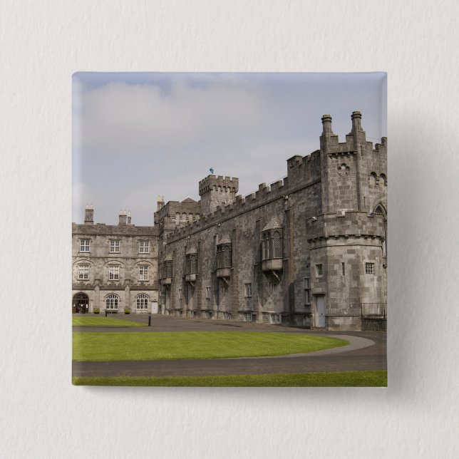 Kilkenny Castle, County Kilkenny, Ireland. 15 Cm Square Badge (Front)
