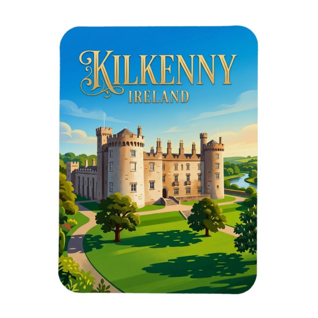 Kilkenny Castle Ireland Magnet (Vertical)