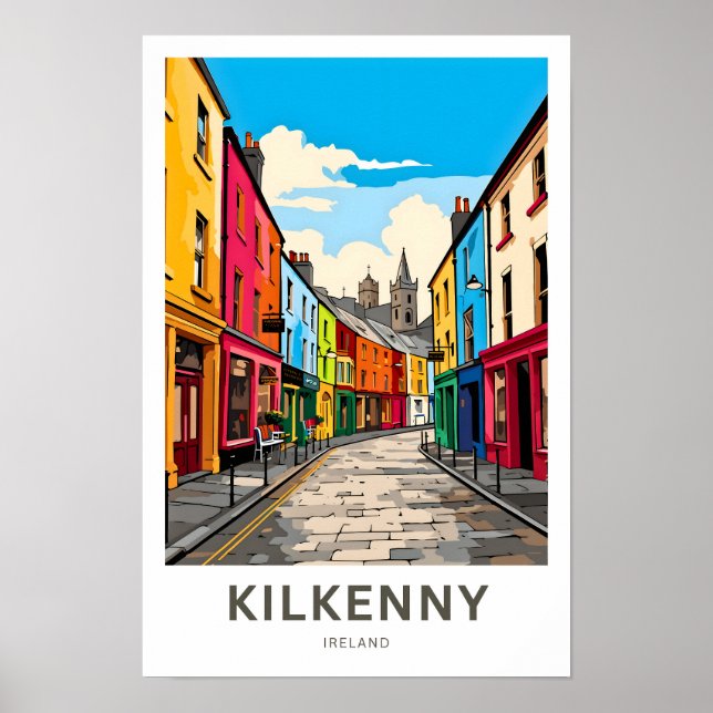 Kilkenny Ireland Travel Print (Front)