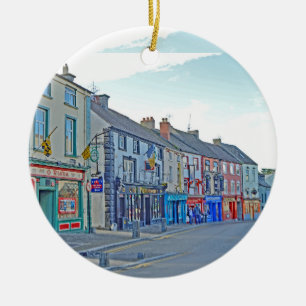 Kilkenny Street Scene Ceramic Ornament