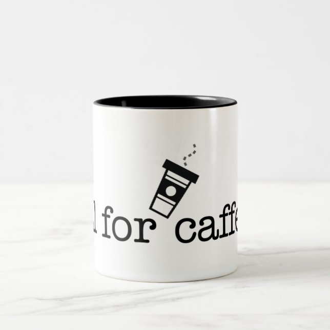 Kill for Caffeine Two-Tone Coffee Mug (Center)