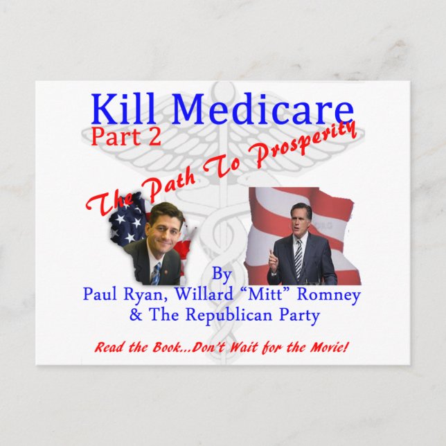 Kill Medicare Part 2 Postcard (Front)
