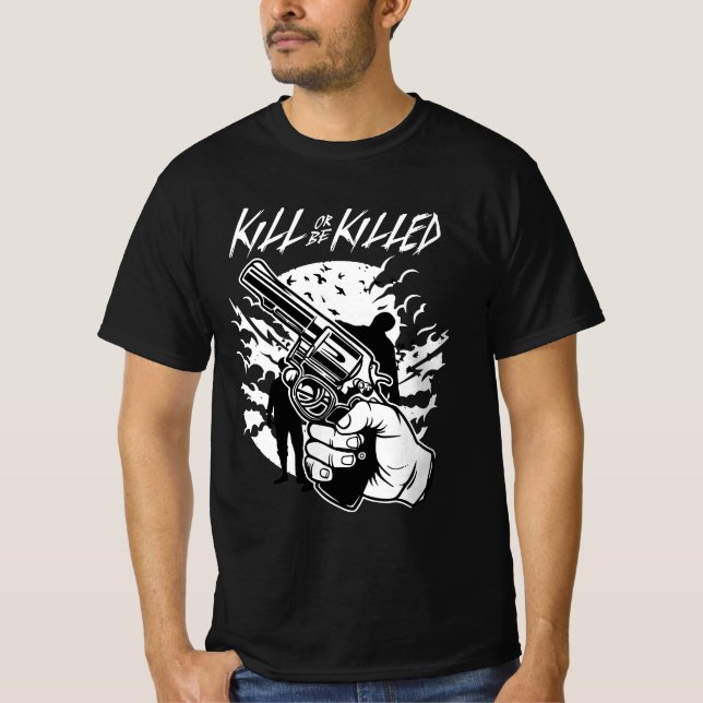 Kill or Be Killed Boys & Girls New Halloween 2023 T-Shirt (Front)