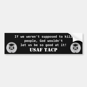 Kill People Bumper - Black Sticker