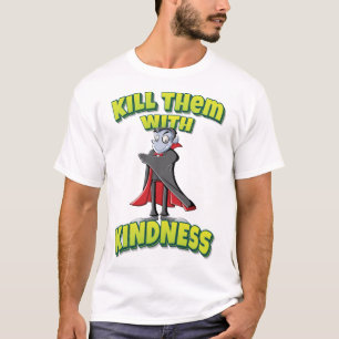 Kill Them With Kindness Vampire Cartoon T-Shirt