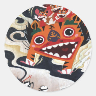 Kill Them with Laughters by Martin Hsu Classic Round Sticker