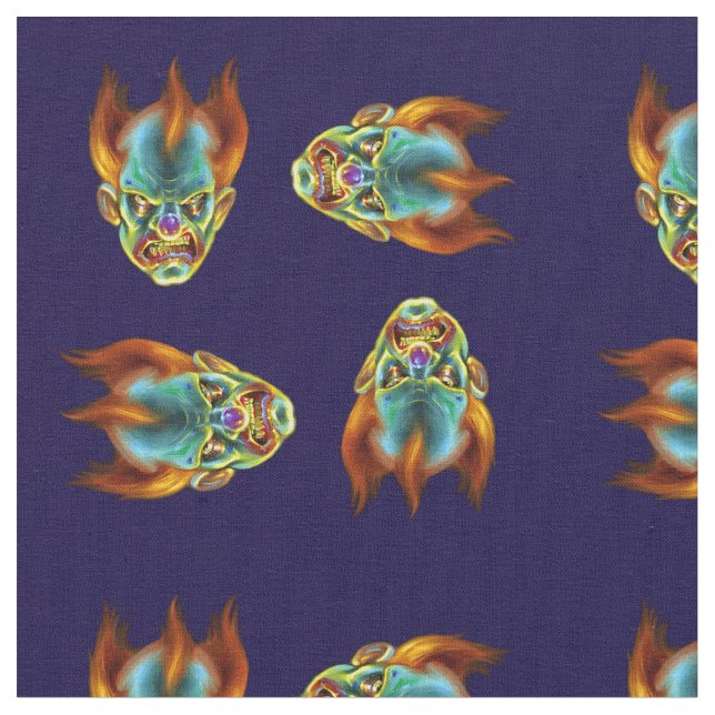 Killa Klown Fabric (Close Up)