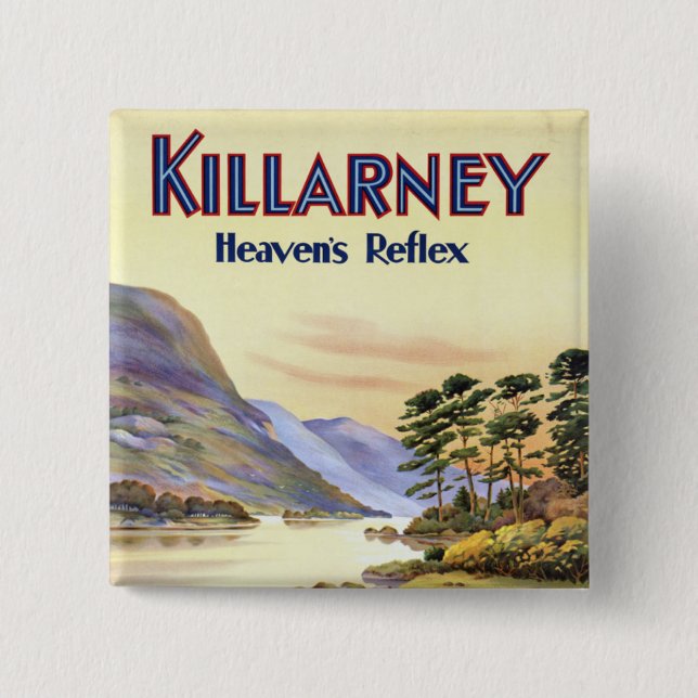 Killarney, Heaven's Reflex 15 Cm Square Badge (Front)