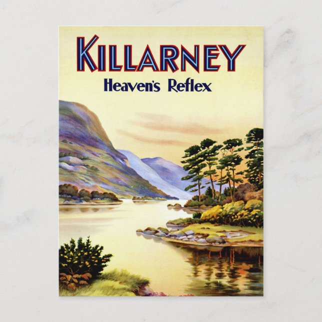 Killarney ~ Heaven's Reflex Postcard (Front)