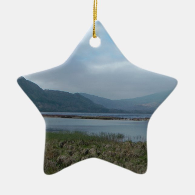 Killarney Ireland Ceramic Tree Decoration (Front)