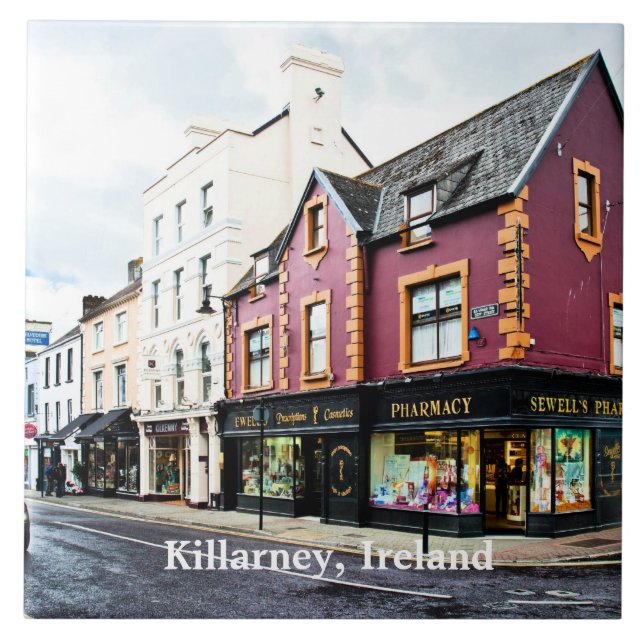 Killarney, Ireland street view Ceramic Tile (Front)